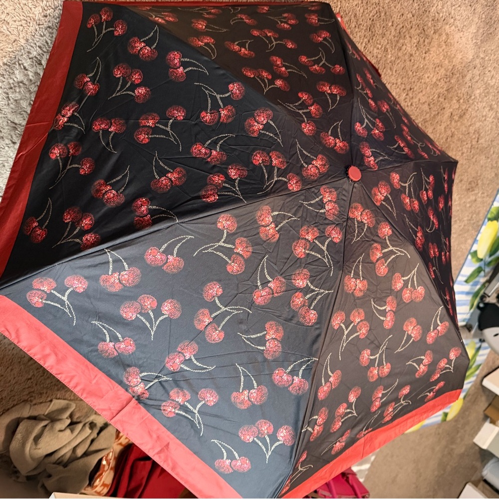 Coach Black Cherry 🍒 Umbrella